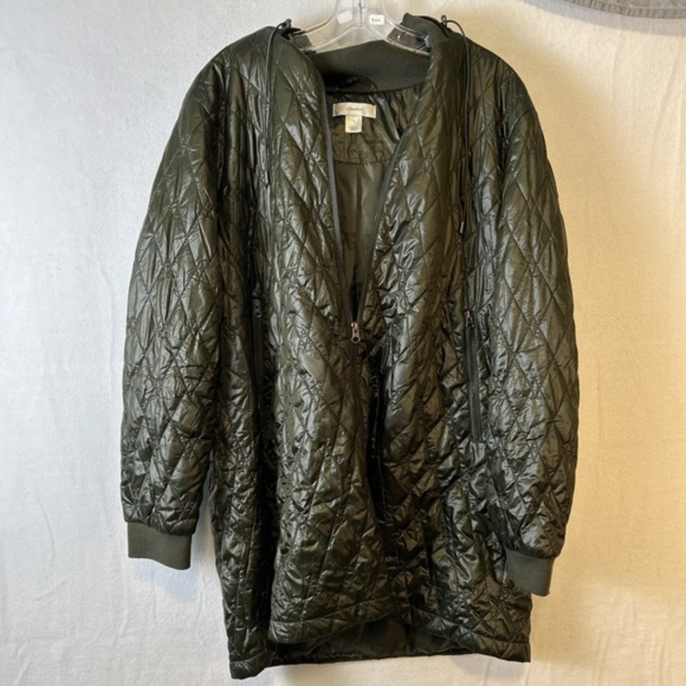 Cj Banks Jacket Woman's  size‎ large Nano Puffer Quilted #1326